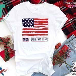 Chuck Todd USO Land that I love America flag Tee Shirts