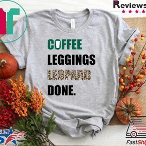 Coffee Leggings Leopard Tee Shirts