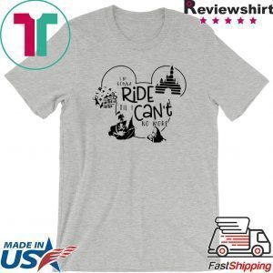 Disney Mickey Mouse I’m Gonna Ride Til I Can’t No More Tee Shirts