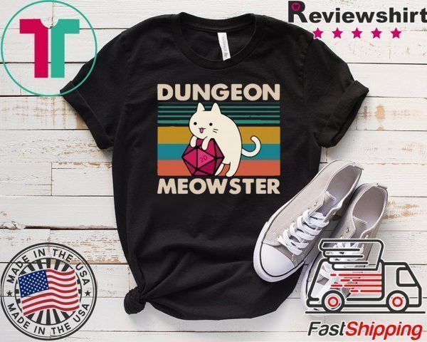 Dungeon Meowster Vintage Tee Shirts