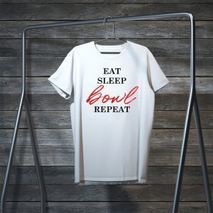 Eat Sleep Bowl Repeat Bowler League Team Bowl Shirt