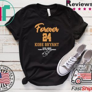 Forever 24 Kobe Bryant 1978 2020 Thank You Tee Shirts