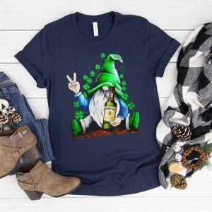 Gnomes Lucky Hug Jameson Irish Whiskey St Patrick’s Day Tee Shirts