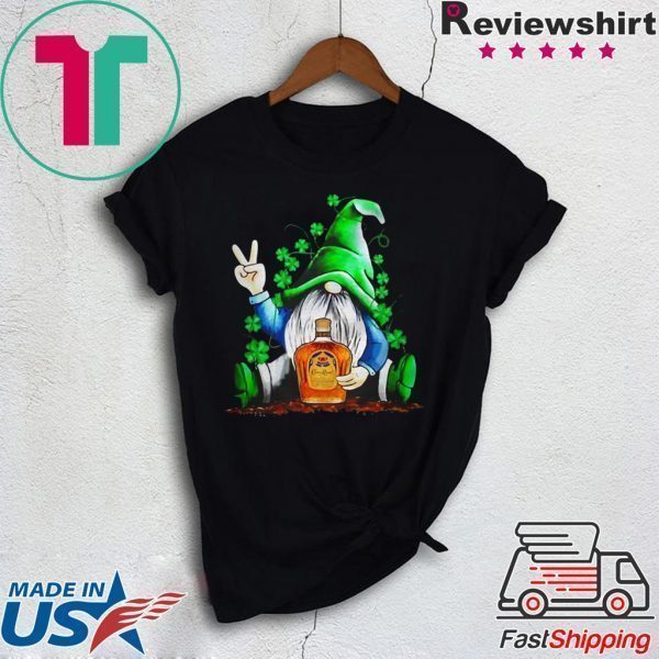 Gnomes lucky hug Crown Royal St Patricks day Tee Shirts