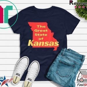 Great State of Kansas Novelty Tee Shirt