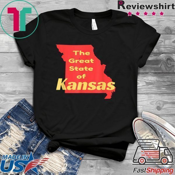 Great State of Kansas Novelty Tee Shirt