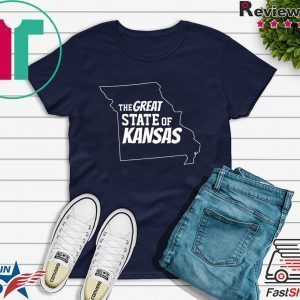 Great State of Missouri Kansas City Football Fan Tee Shirts