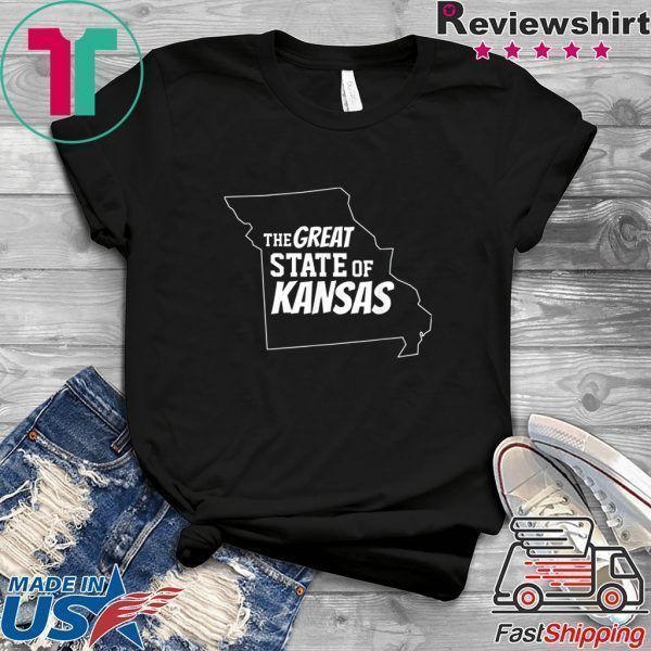 Great State of Missouri Kansas City Football Fan Tee Shirts