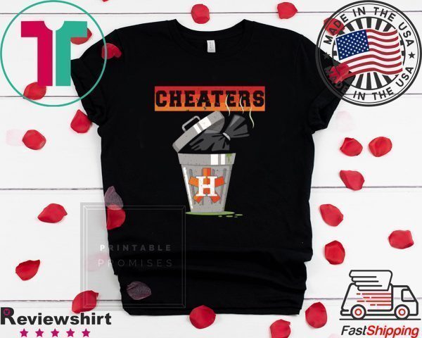 Houston Trashtros Asterisks Cheaters Trash Can Tee Shirts