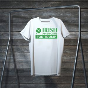 Irish Americans for Donald Trump Tee Shirts