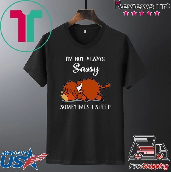 I’m Not Always Sassy Sometimes I Sleep Tee Shirts