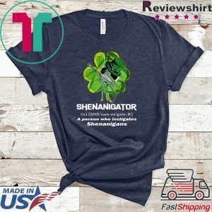 Jack Skeleton St Patrick’s Day Shenanigator A Person Who Instigates Shenanigans Tee Shirt