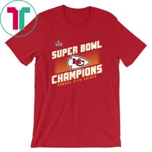Kansas City Chiefs NFL Pro Line by Fanatics Branded Red Super Bowl LIV Champions Tee Shirts