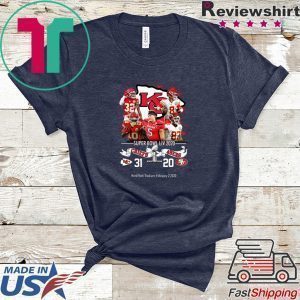 Kansas City Chiefs NFL Super Bowl Liv 2020 Vs San Francisco 49ers Tee Shirts
