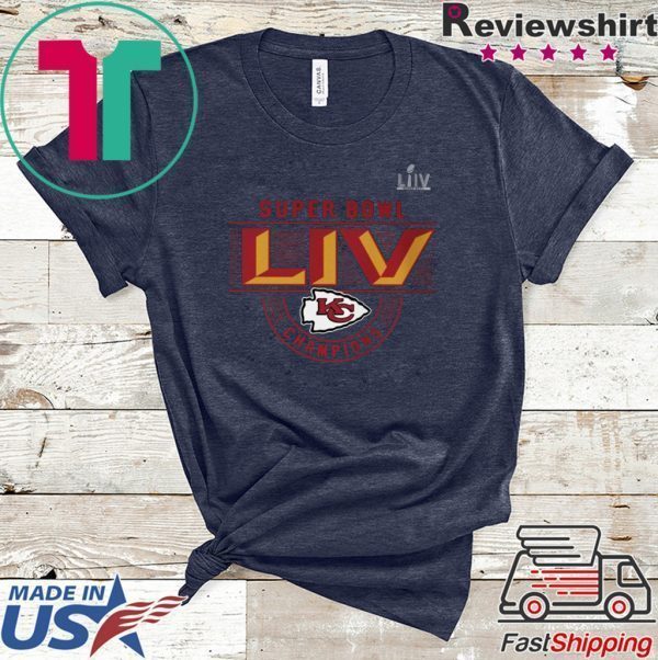 Kansas City Chiefs Super Bowl LIV Champions Hot Read Tee Shirts