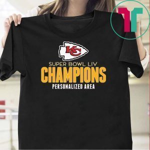 Kansas City Chiefs Super Bowl LIV Championship Tee Shirts