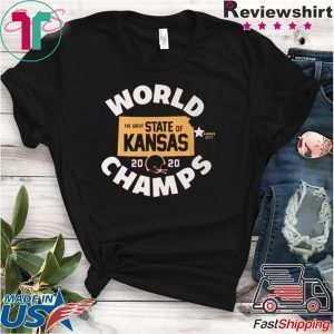 Kansas World Champions The Great State Of Kansas Tee Shirts