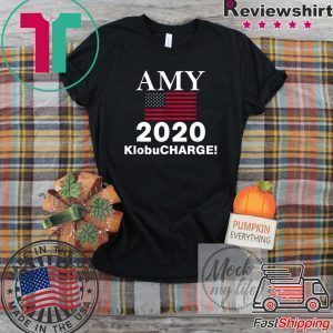 Klobucharge Amy Klobuchar 2020 President America Flag Tee Shirts