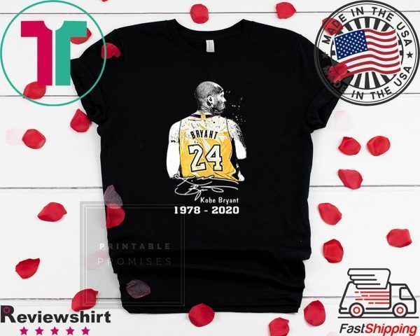 Kobe Bryant Legend Black Mamba 1978 - 2020 Tee Shirt