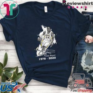 Kobe Bryant T shirt Rip Kobe Bryant Mamba Out 24 1978 - 2020 Tee Shirt