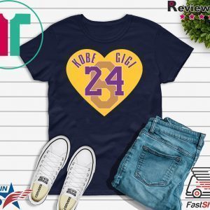 Kobe Gigi 24 Heart Tee Shirts