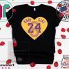 Kobe Gigi 24 Heart Tee Shirts