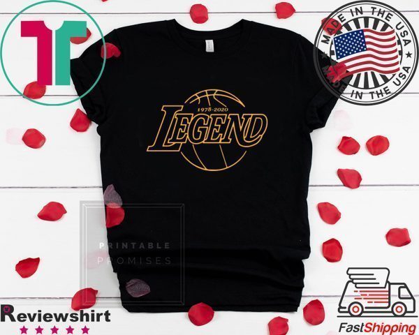 Legend Basketball Rest in Peace RIP (1978-2020) Tee Shirts