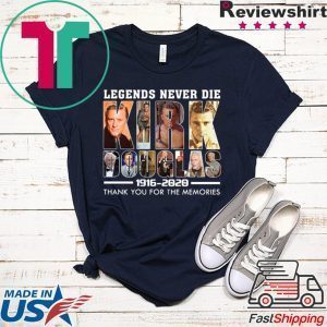 Legends Never Die Kirk Douglas 1916-2020 Thank You For The Memories Tee Shirts