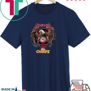 METALLICA KANSAS CITY CHIEFS TEE SHIRTS