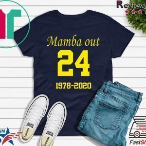 Mamba Out RIP Basketball Los Angeles Tee Shirts