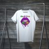Mardi Gras Lip Biting Diamong Shining Tee Shirts