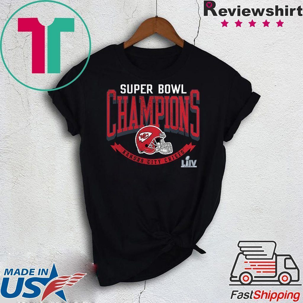 NFL Pro Line by Fanatics Branded Black Kansas City Chiefs Super Bowl LIV Champions Tee Shirts