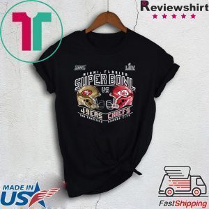 NFL Pro Line by Fanatics Branded Black San Francisco 49ers vs Kansas City Chiefs Super Bowl LIV Tee Shirts