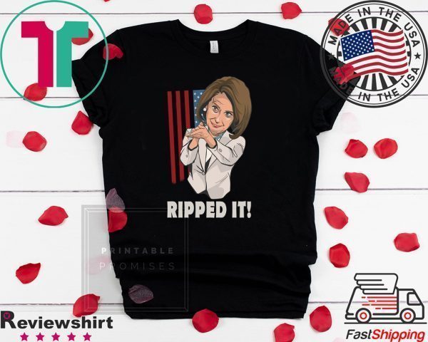 Nancy Pelosi Ripped it Rips Up Donald Trump Shirts