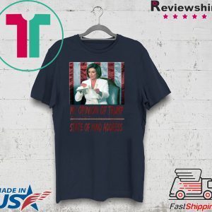 Nancy The Ripper State of Union Paper Speaker Pelosi Tee Shirts