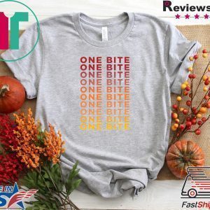 One Bite Gradient Cropped Tee Shirts