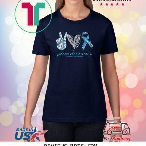 Peace Love Cure Diabetes Awareness 2020 Shirts