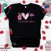 Peace love flamingos Tee Shirt