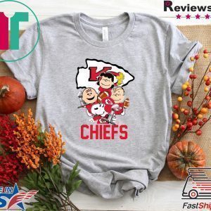 Peanuts Characters Kansas City Chiefs Super Bowl 2020 Tee Shirt