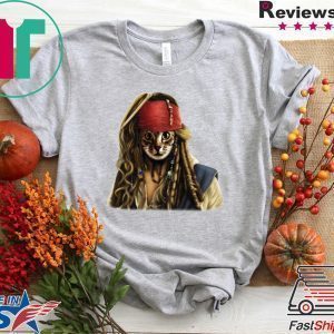 Pirates Jack Sparrow Cat Tee Shirts