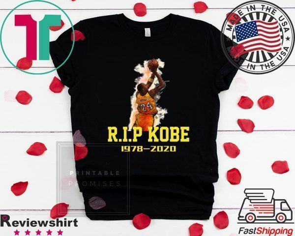 RIP Kobe Bryant 1978-2020 Legend Basketball Tee Shirts