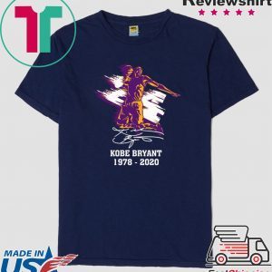 RIP Kobe Bryant Legend Black Mamba 1978 - 2020 Tee Shirt