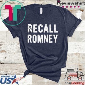 Recall Romney 2020 RecallRomney Tee Shirts