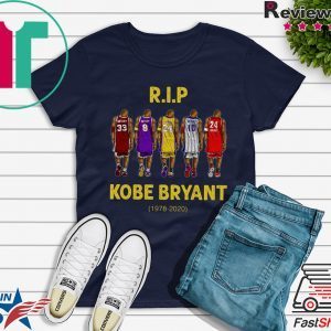 Rip Kobe Bryant Through The Period 1978 2020 Tee Shirts