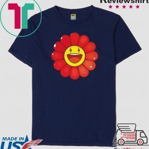 Rojo Large Flower Tee Shirts