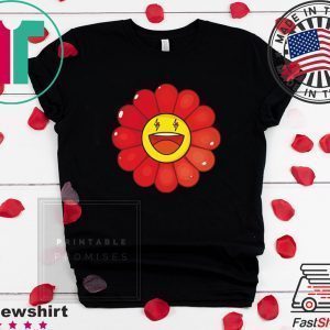 Rojo Large Flower Tee Shirts