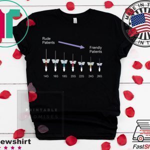 Rude Patients Friendly Patients Tee Shirts