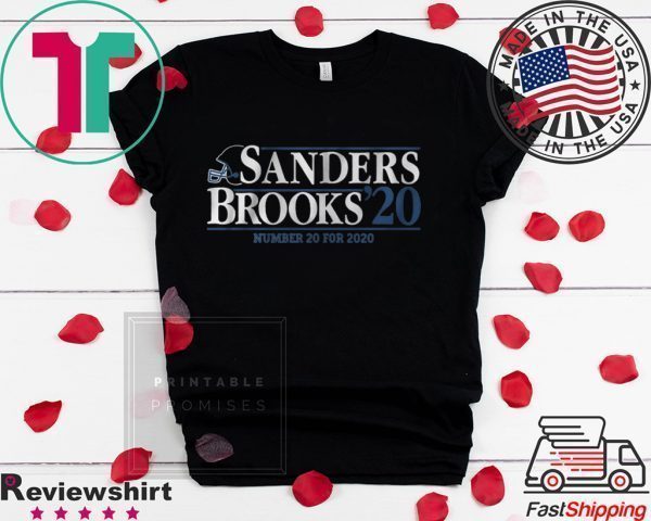 Sanders Brooks 2020 Tee Shirts