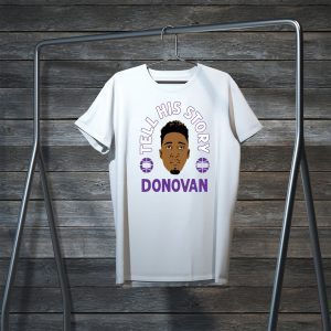 TELL HIS STORY - DONOVAN MITCHELL - UTAH JAZZ TEE SHIRTS