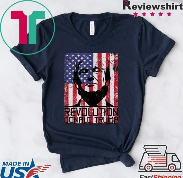 TRUMP REVOLUTION 2020 Pro Republicans Campaign Supporter Tee Shirts